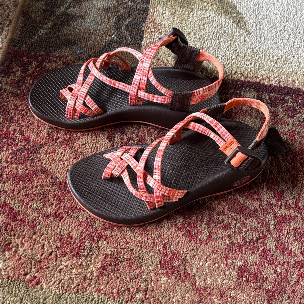 Chaco ZX2 orange Sandals Women’s size 7